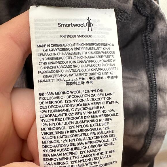 SMARTWOOL Classic All Season Merino Baselayer Plant Tie Dye Sz M {3E24} - Picture 6 of 7